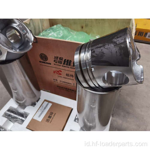 Kit liner piston dan silinder weichai empat pencocokan